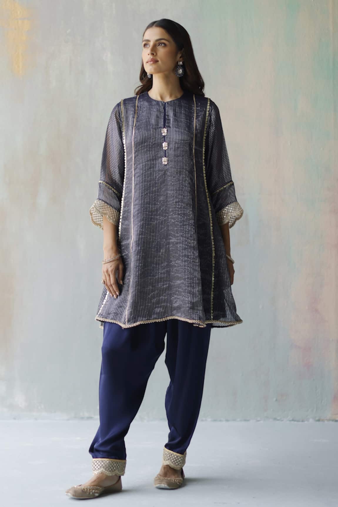 Begum Noor Embellished Kurta & Pant Set