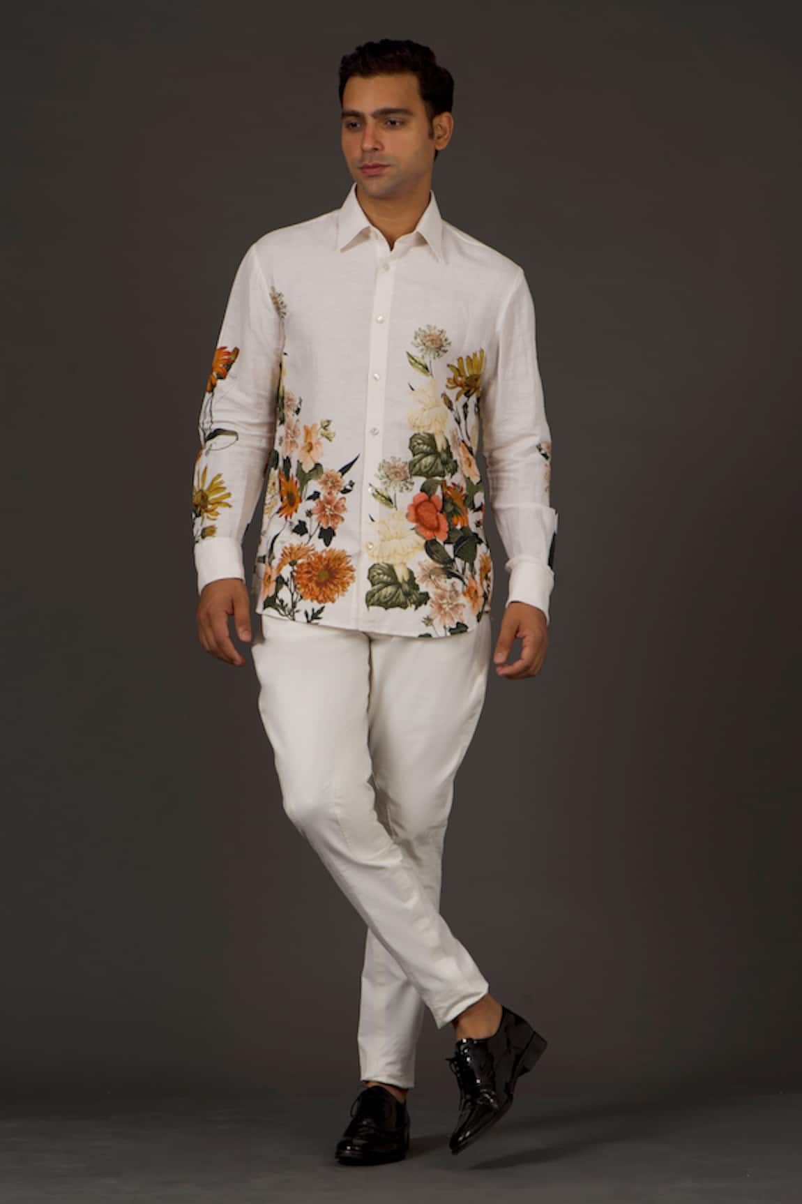 Balance By Rohit Bal Floral Print Shirt