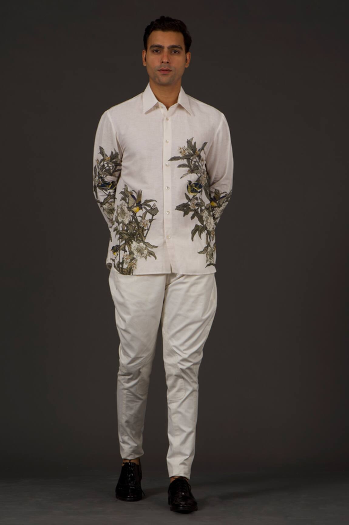 Balance By Rohit Bal Floral Print Shirt