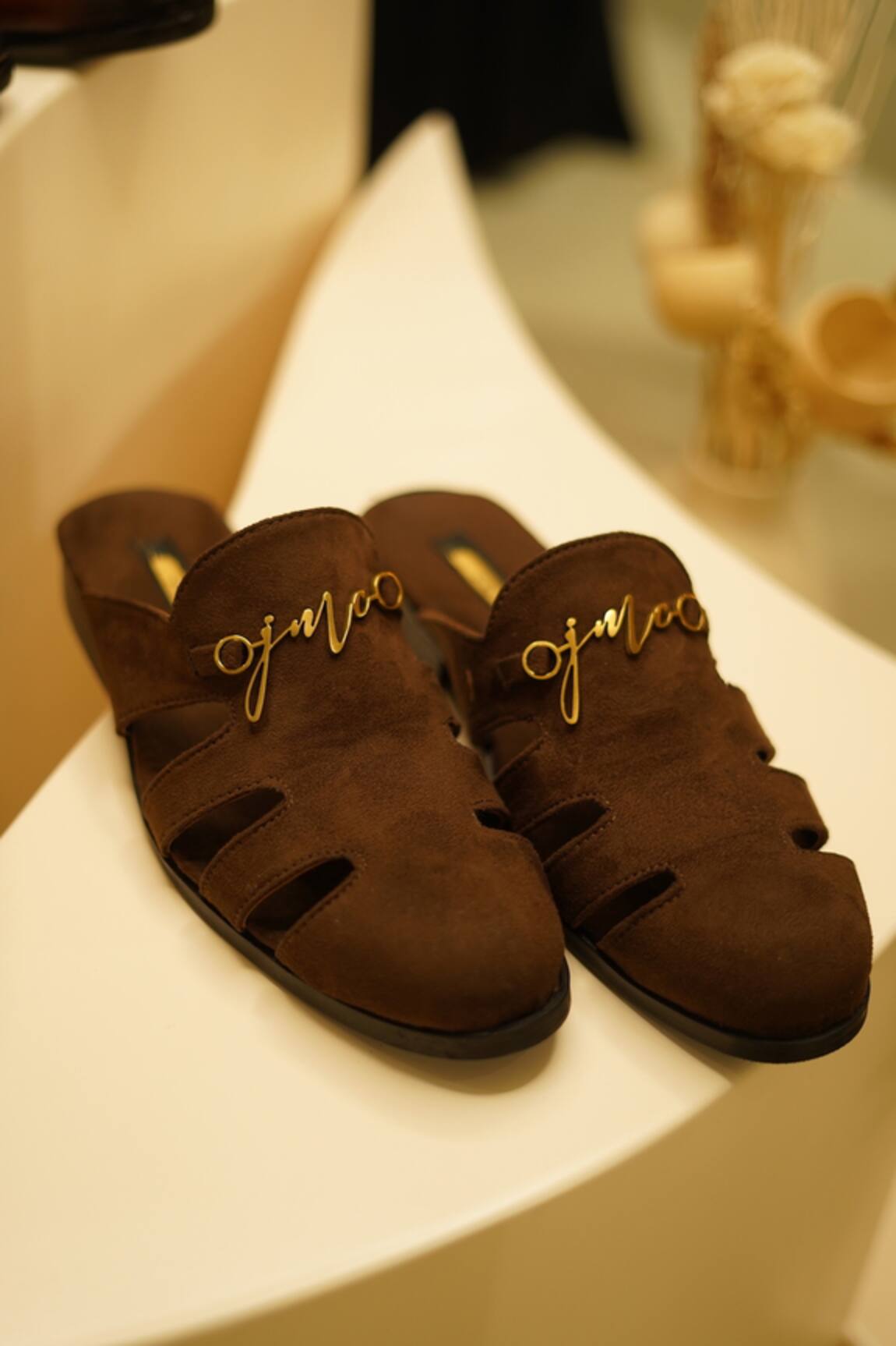 Jatin Malik Side Cut-Out Mules 