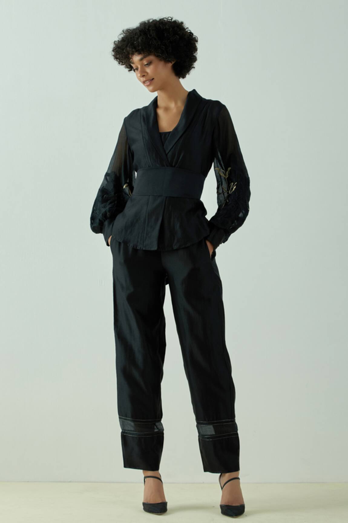 Madder Much Grace Wrap Top & Pant Set