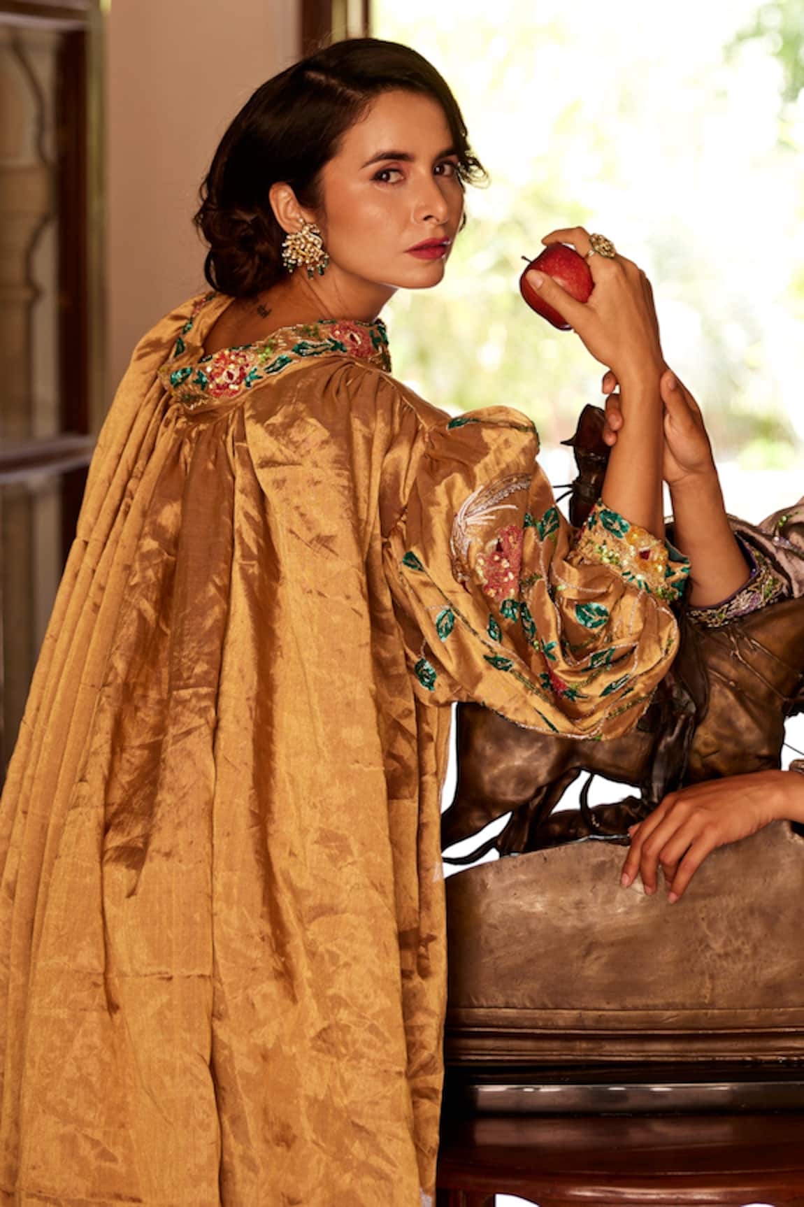Atelier Shikaarbagh Sleeve Embroidered Jacket