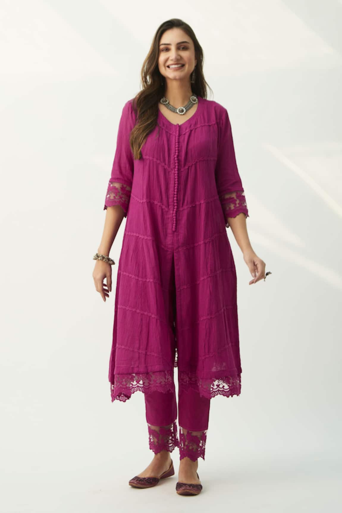 Roze Mahjabeen Cotton Anarkali