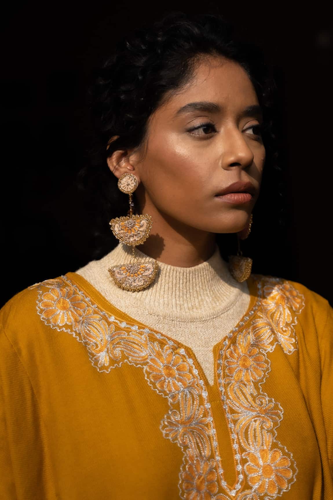 Moirra Handcrafted Kashmiri Dangler Earrings