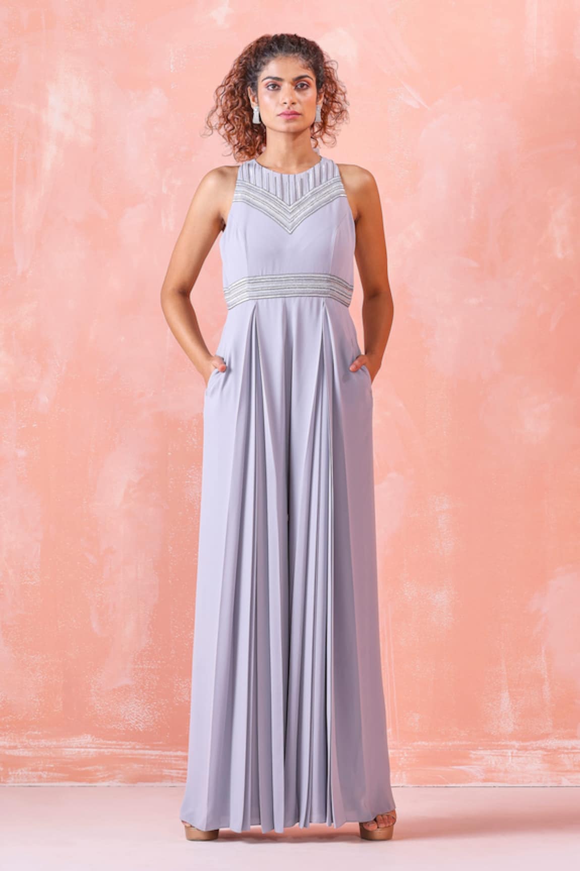 Mirroir Pleated Jumpsuit