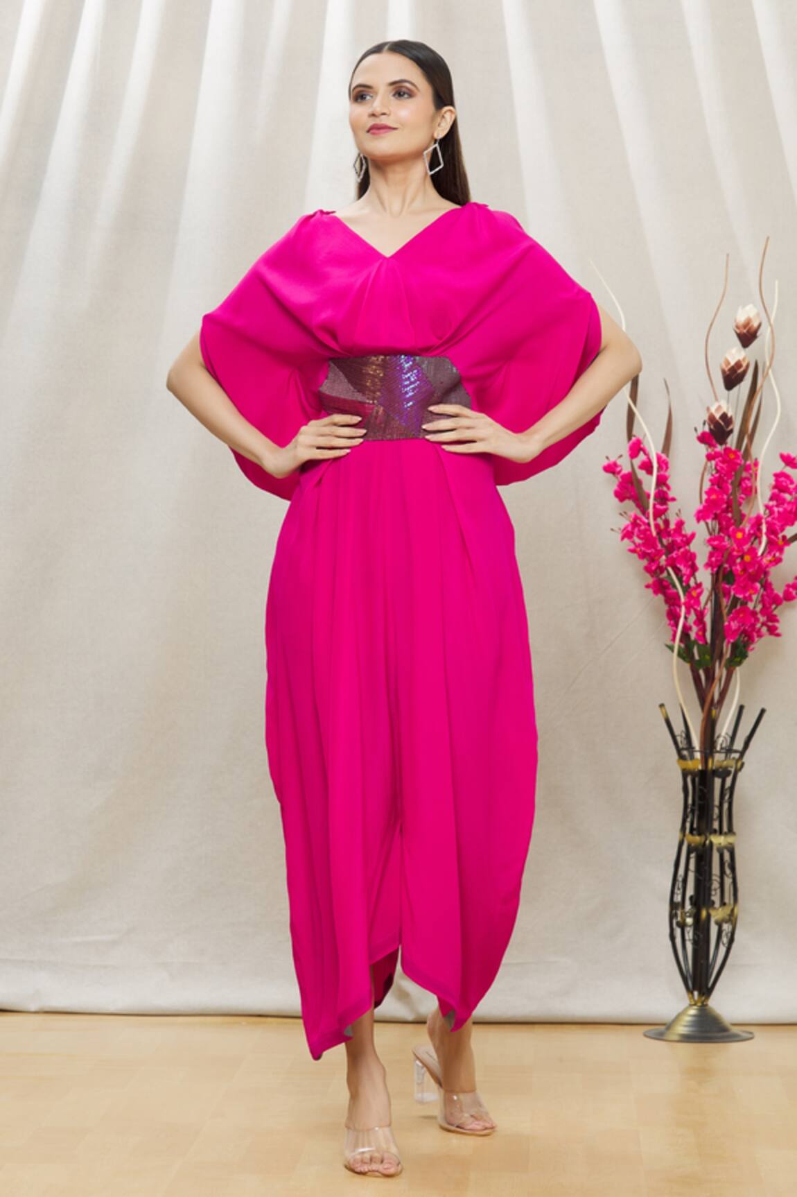 Megha Garg Draped Jumpsuit 