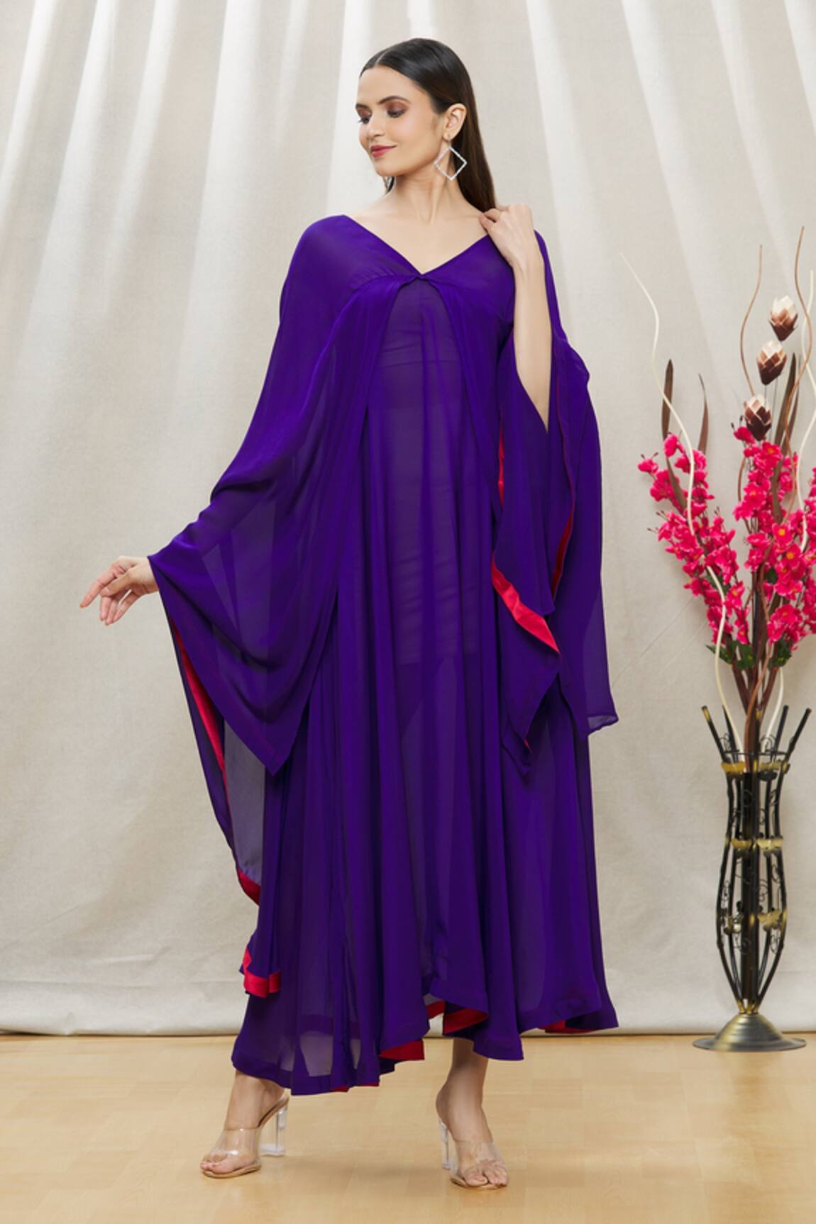 Megha Garg Cape Style Dress  