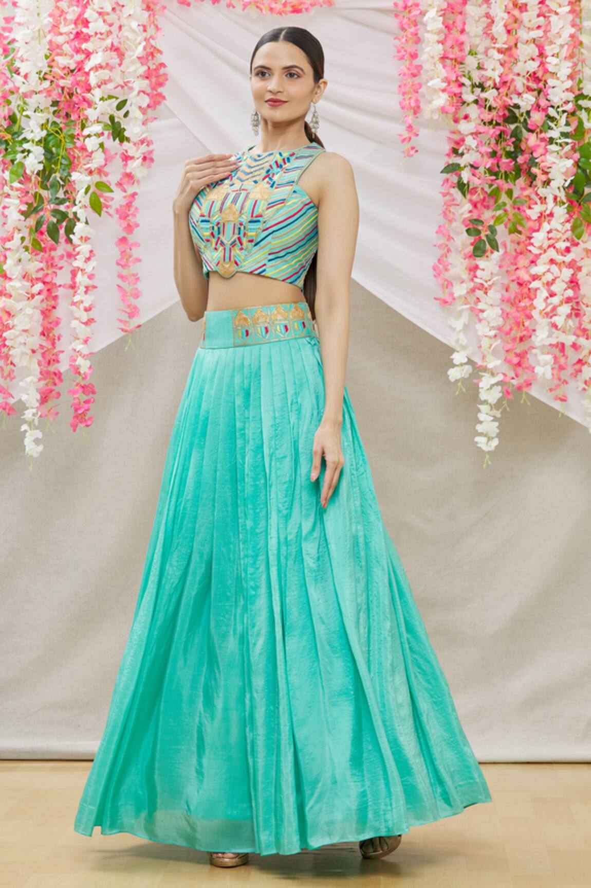 Nazaakat by Samara Singh Embroidered Lehenga With Blouse