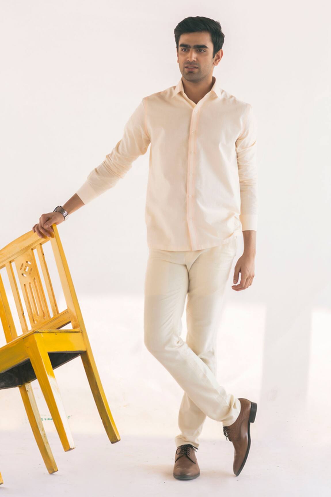 Vaani Beswal La Macario Handwoven Cotton Shirt