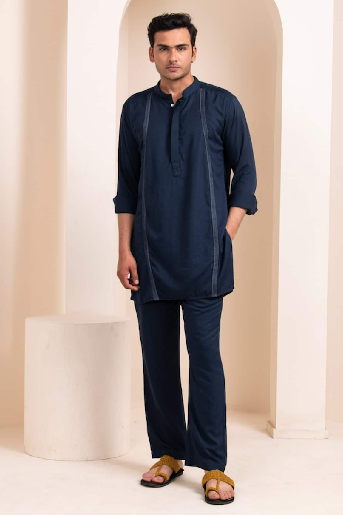 Artless Straight Kurta & Pant Set