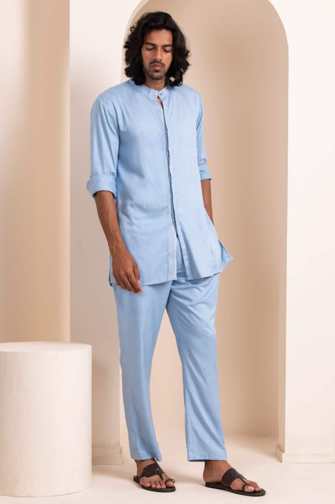 Artless Cerulean Kurta & Pant Set