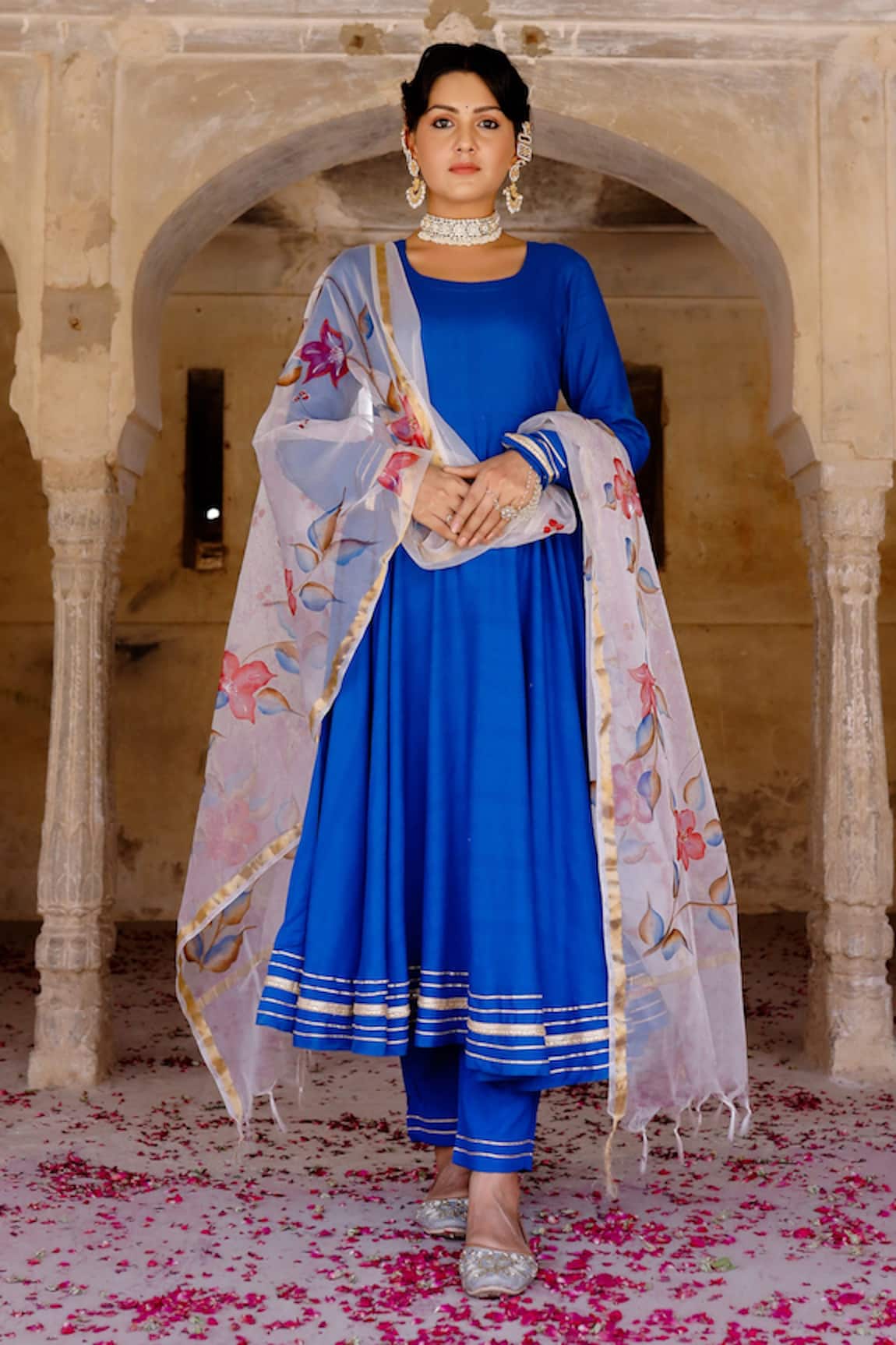 Pheeta Gota Embellished Anarkali Set