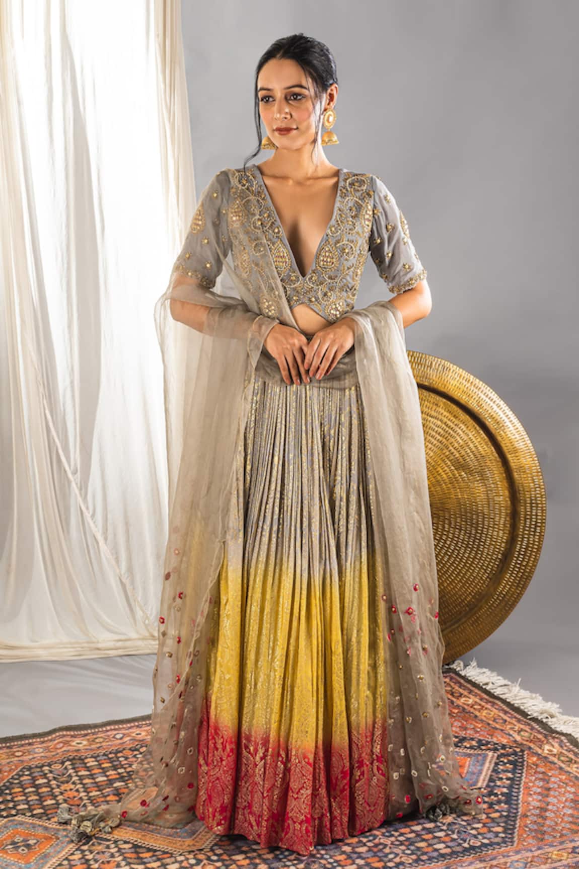Soniya G Ombre Lehenga Set 