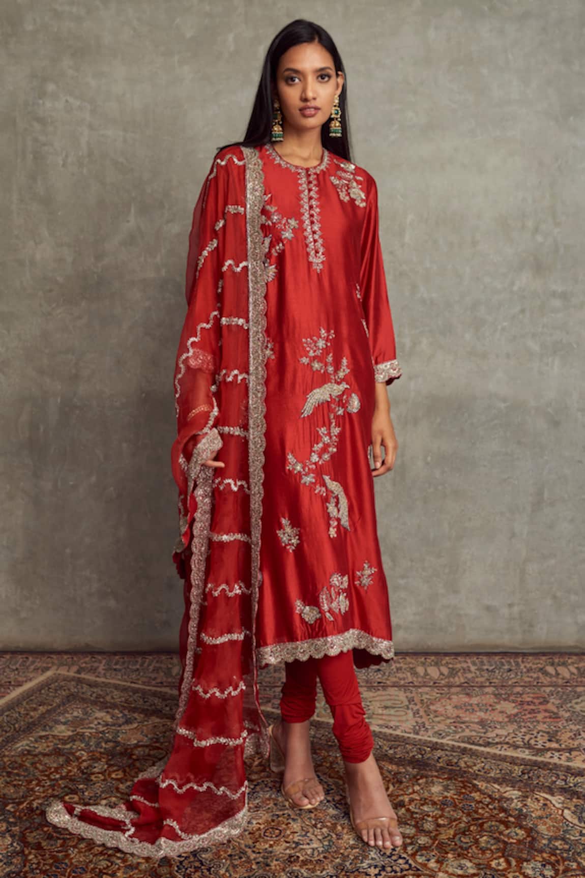 JAYANTI REDDY Embroidered Kurta Set 