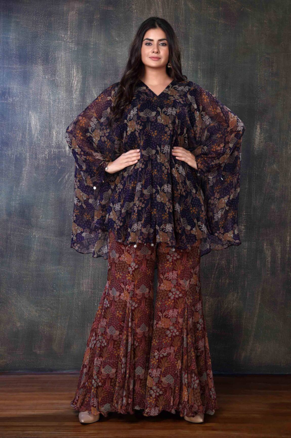 Preeti Jhawar Printed Kurta & Sharara Set