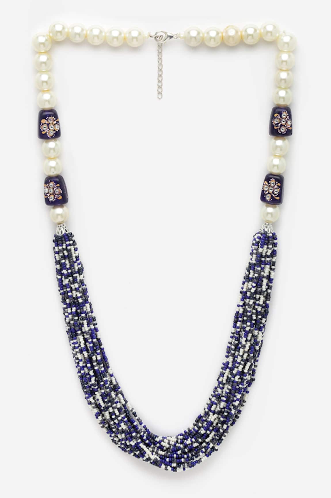 Dugran By Dugristyle Pearl Embellished Layered Necklace