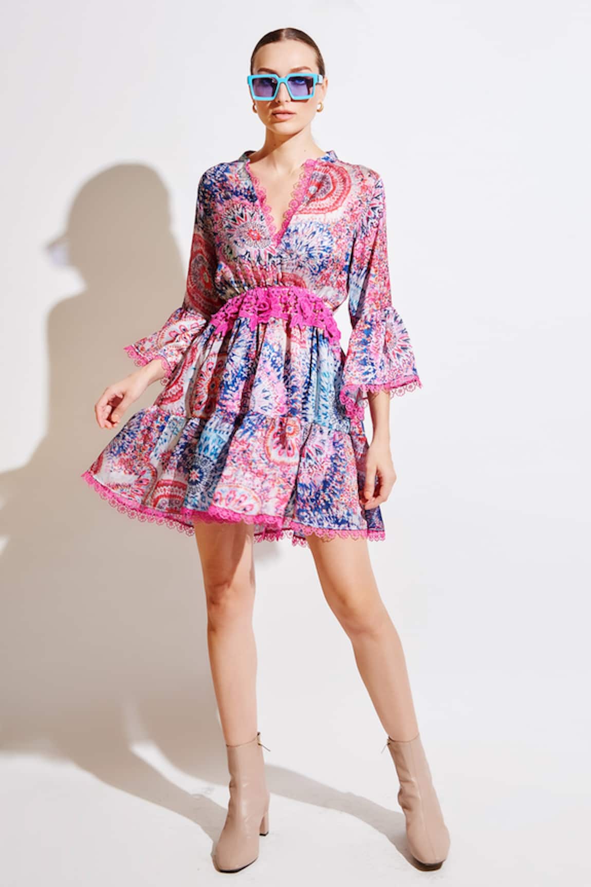 Cin Cin Floral Print Dress