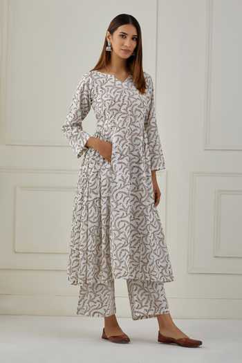 Musal Albert Gathered Kurta & Palazzo Set 
