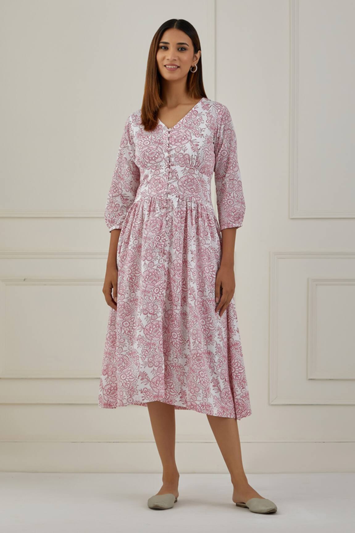 Musal Winnipeg Floral Print Dress