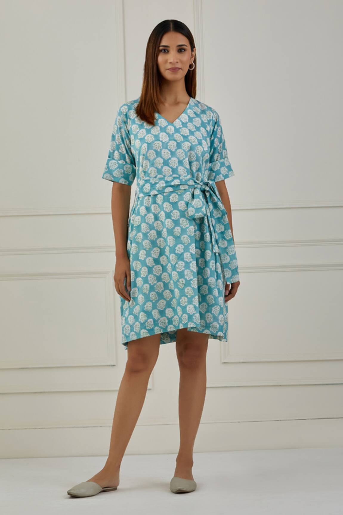 Musal Issyk Printed Short Dress 