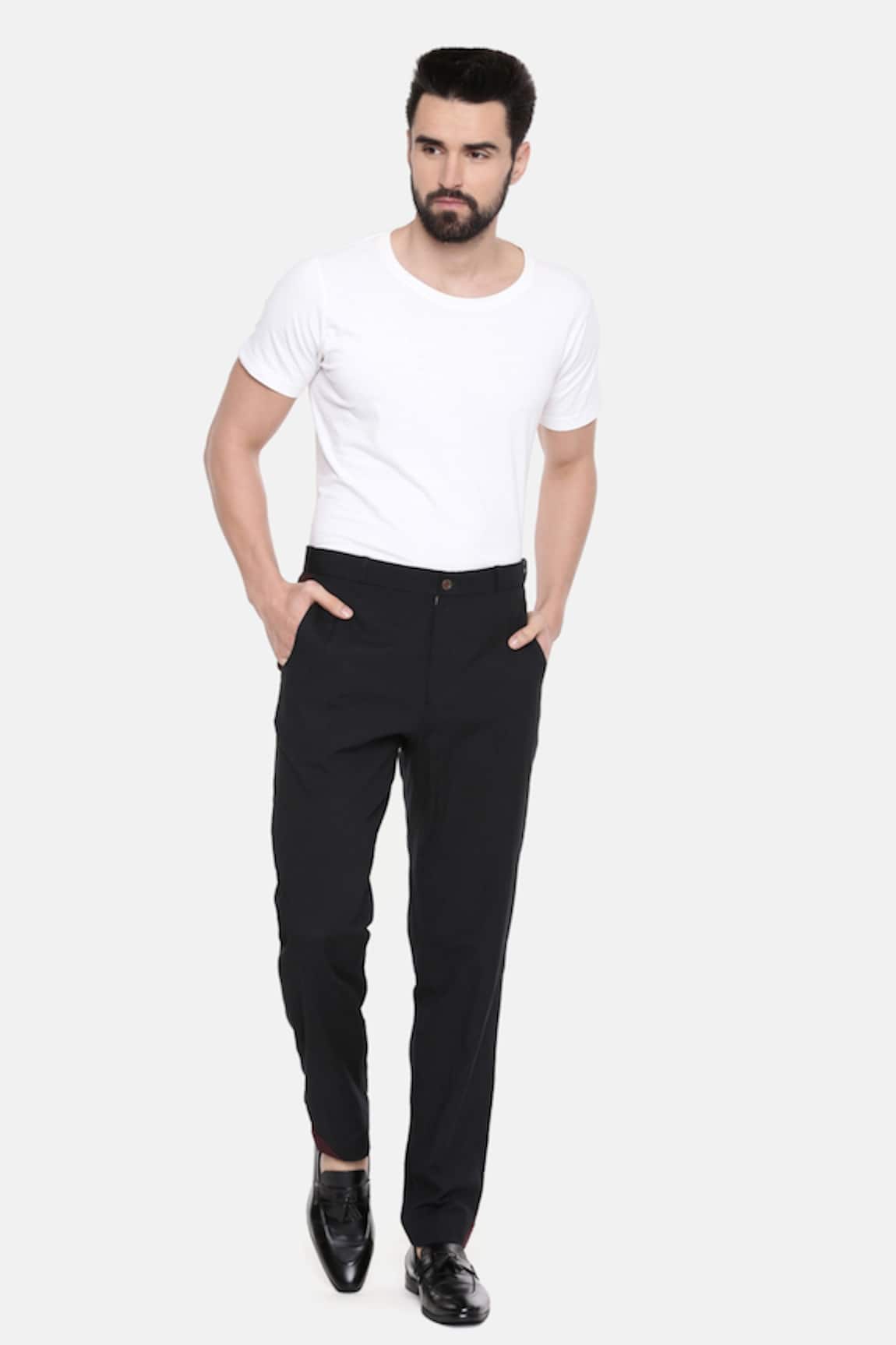 Buy Black Trousers  Pants for Men by UNITED COLORS OF BENETTON Online   Ajiocom