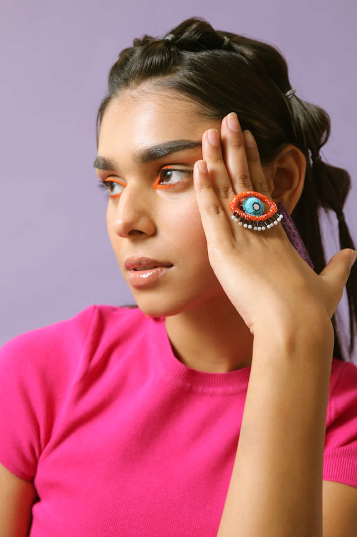 NakhreWaali Eye-Spy Handcrafted Ring