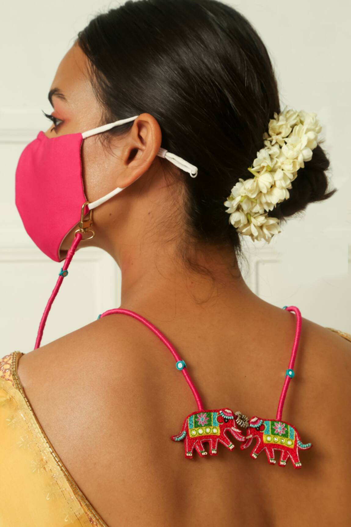 NakhreWaali Haathi Eye & Mask Chain