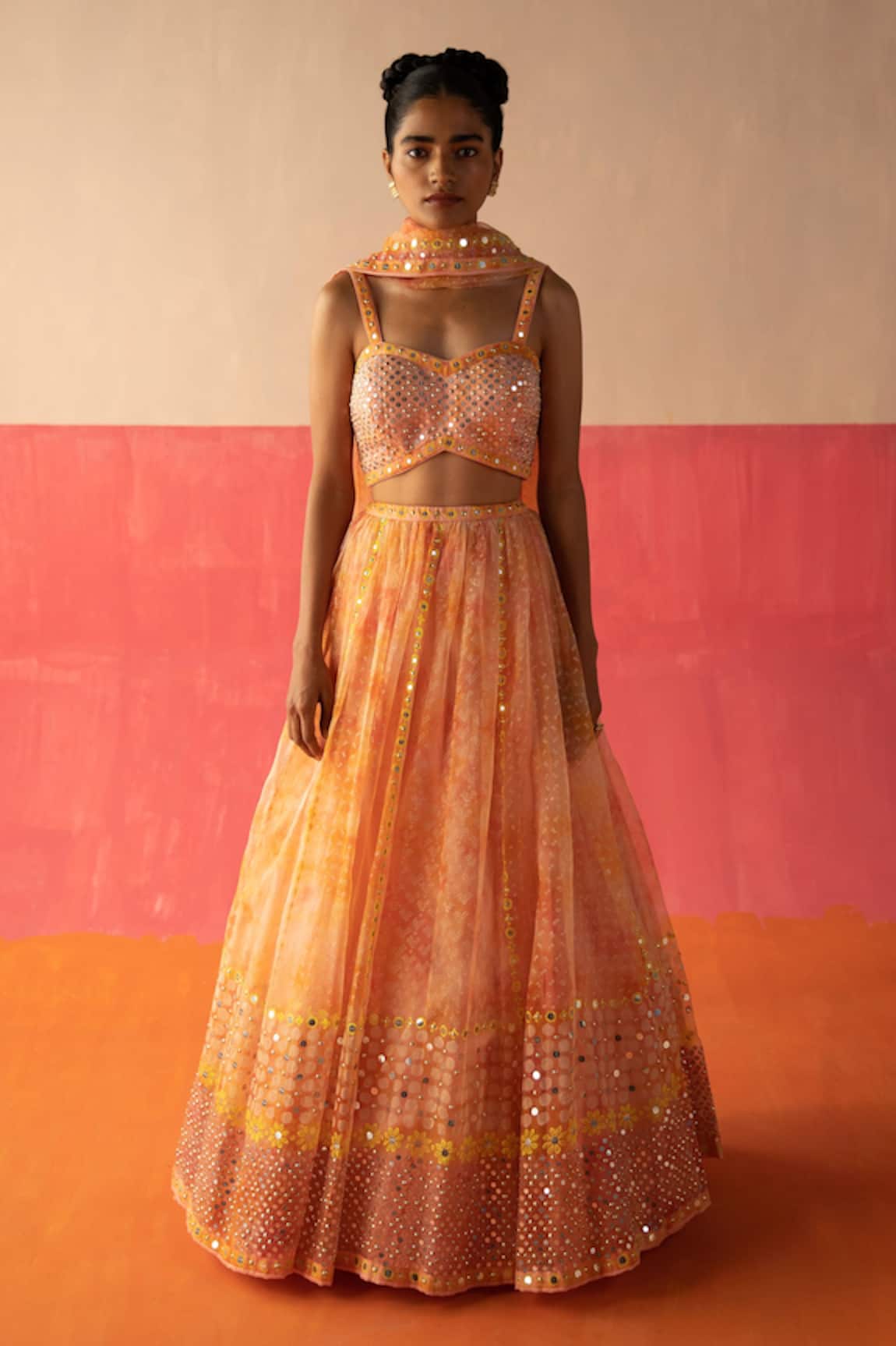 Surbhi Gupta Emily Tie Dye Lehenga Set