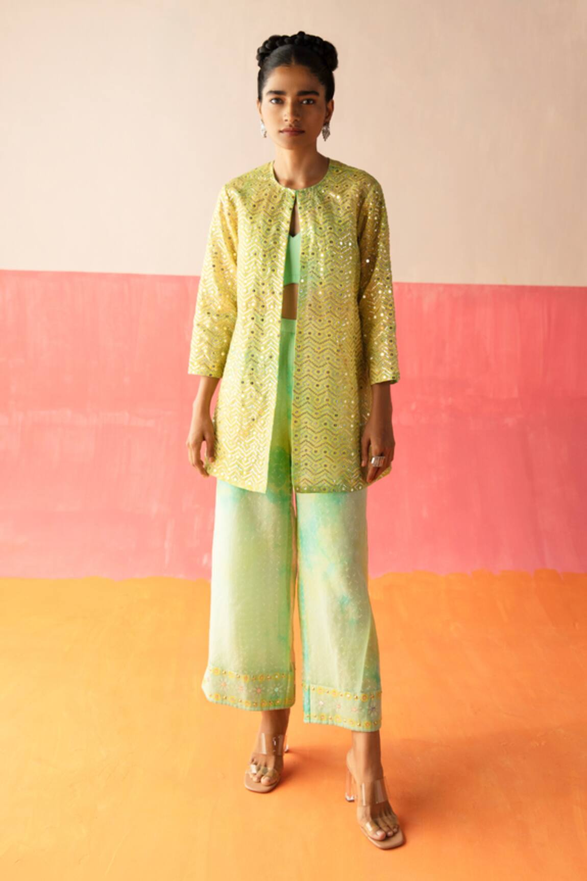 Surbhi Gupta Ina Embellished Jacket & Pant Set 