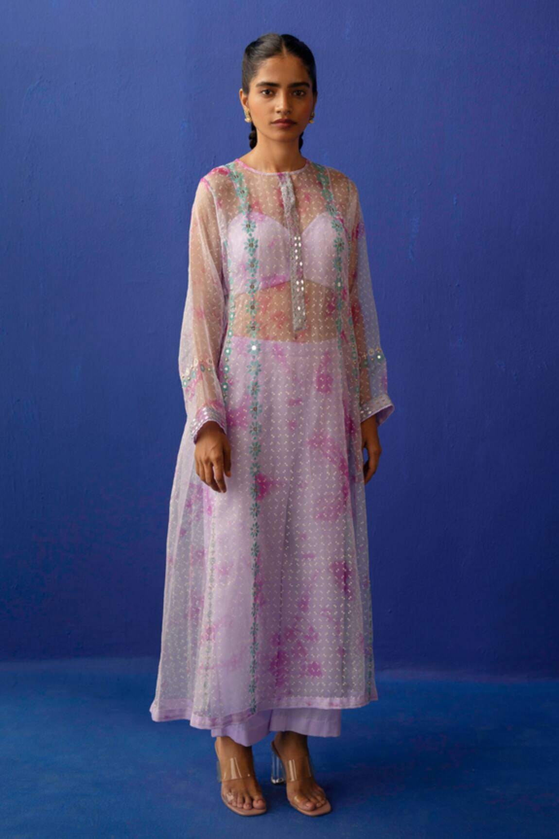 Surbhi Gupta Risa Tie Dye Kurta & Pant Set 