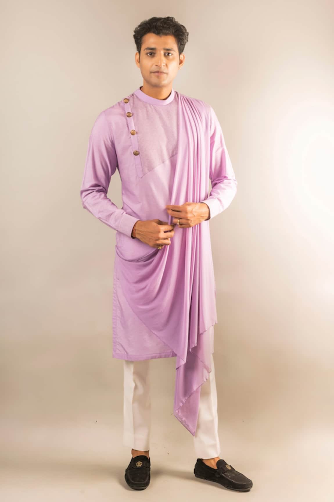 Aashiana Draped Kurta Set