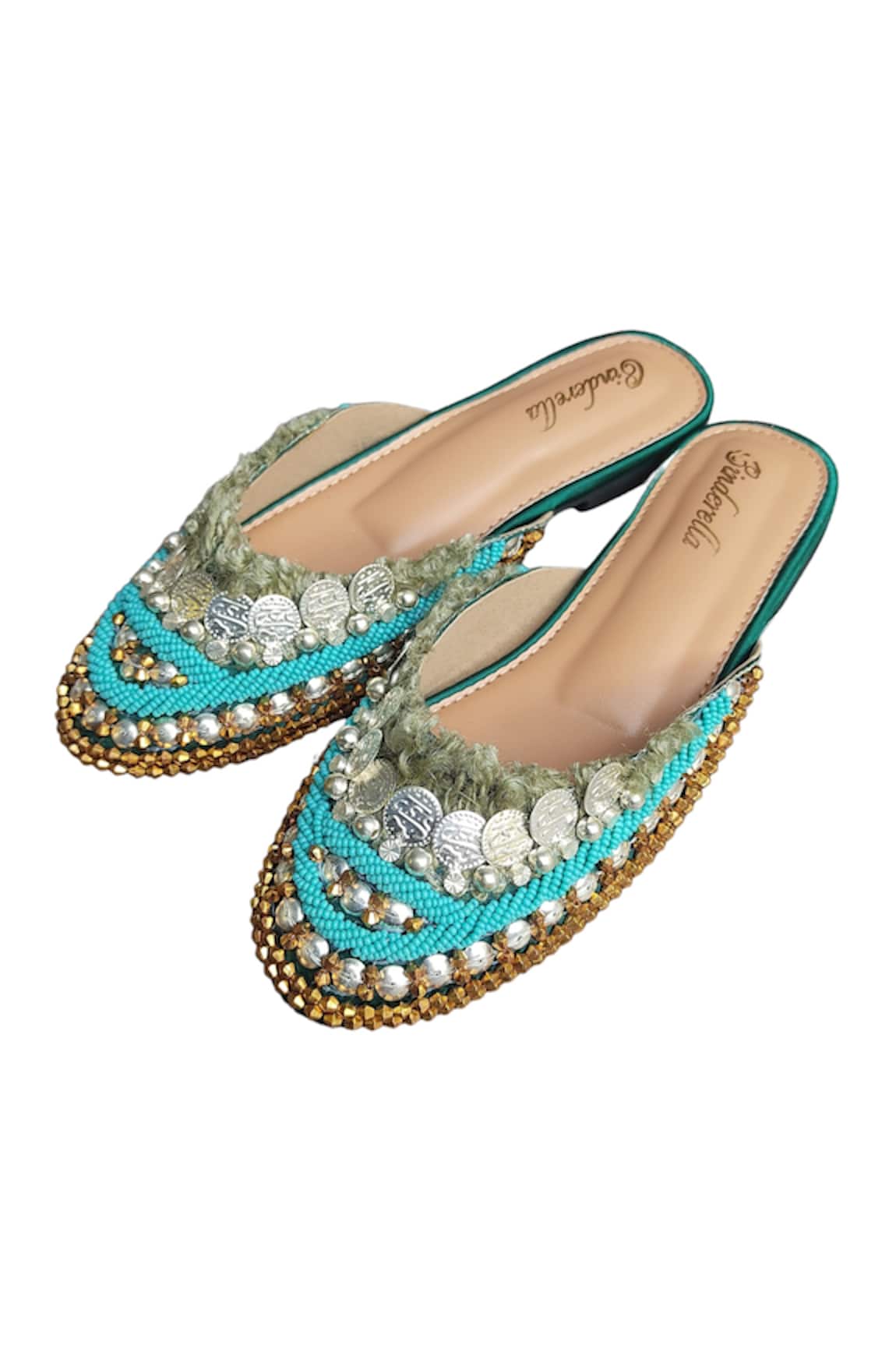 Cinderella By Heena Yusuf Banjara Embroidered Mojaris 
