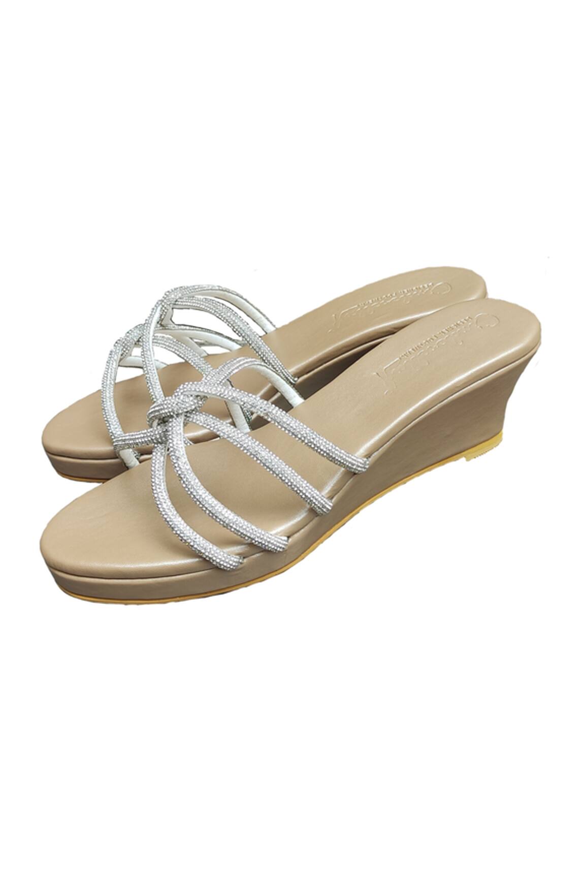 Cinderella By Heena Yusuf Strappy Wedges 