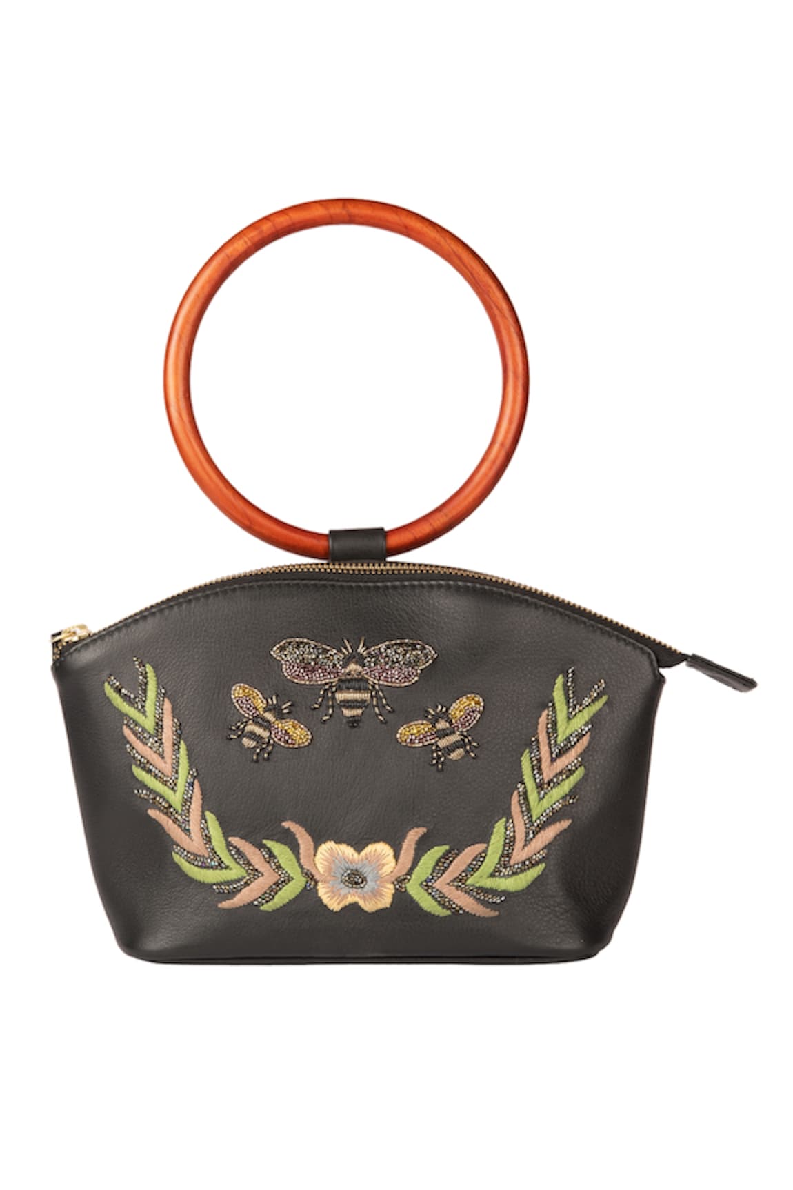 Duetluxury Embroidered Pouch Clutch