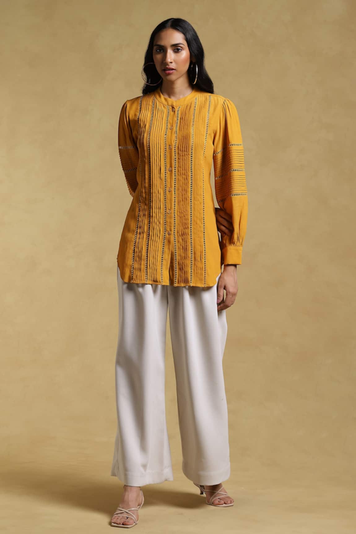 Ritu Kumar Lace Embellished Kurti 
