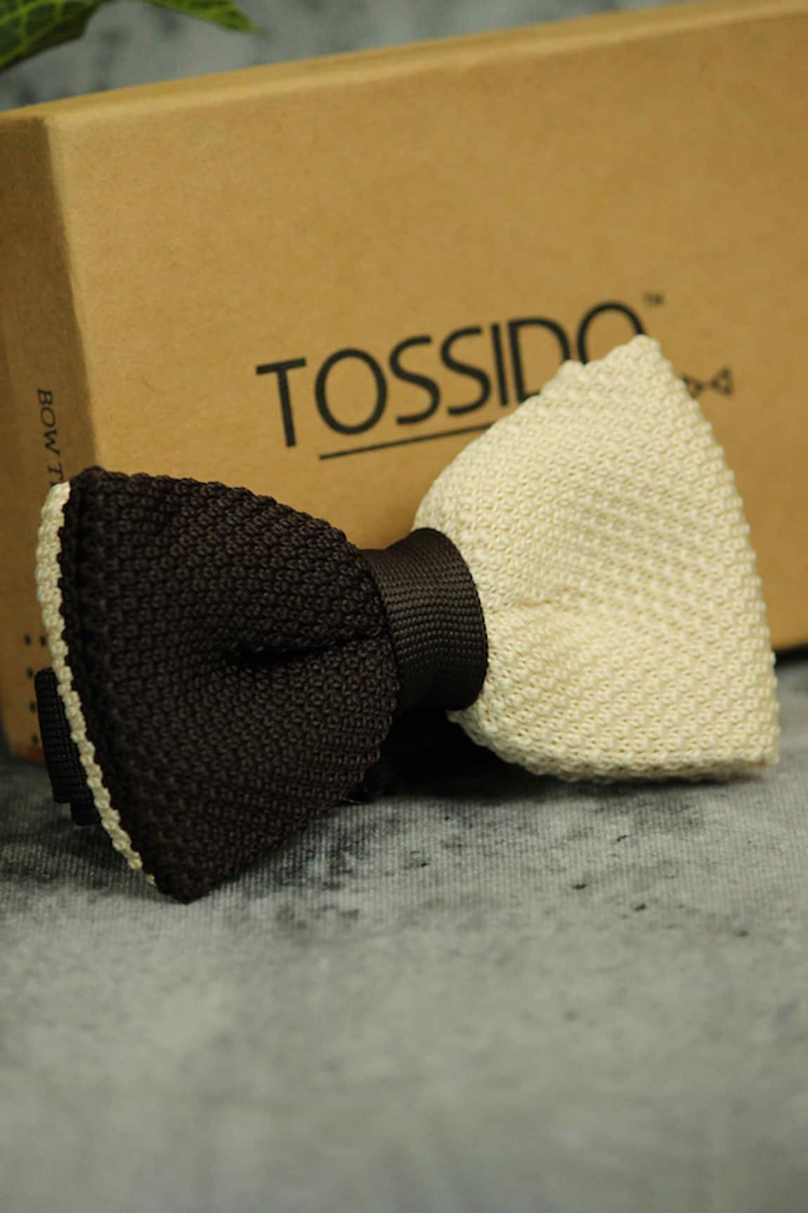Tossido Colorblock Bow Tie