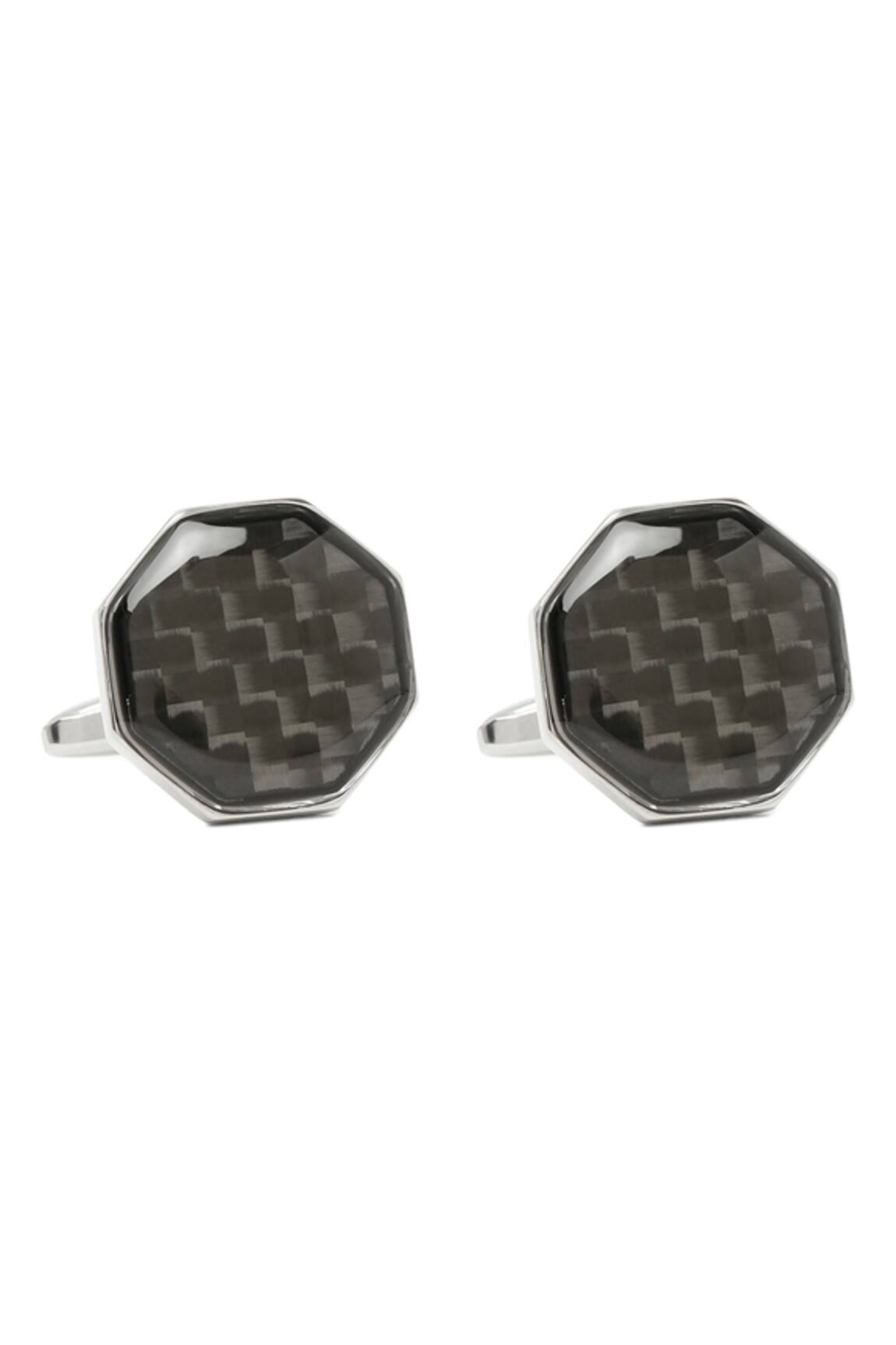 Tossido Geometric Metal Cufflinks