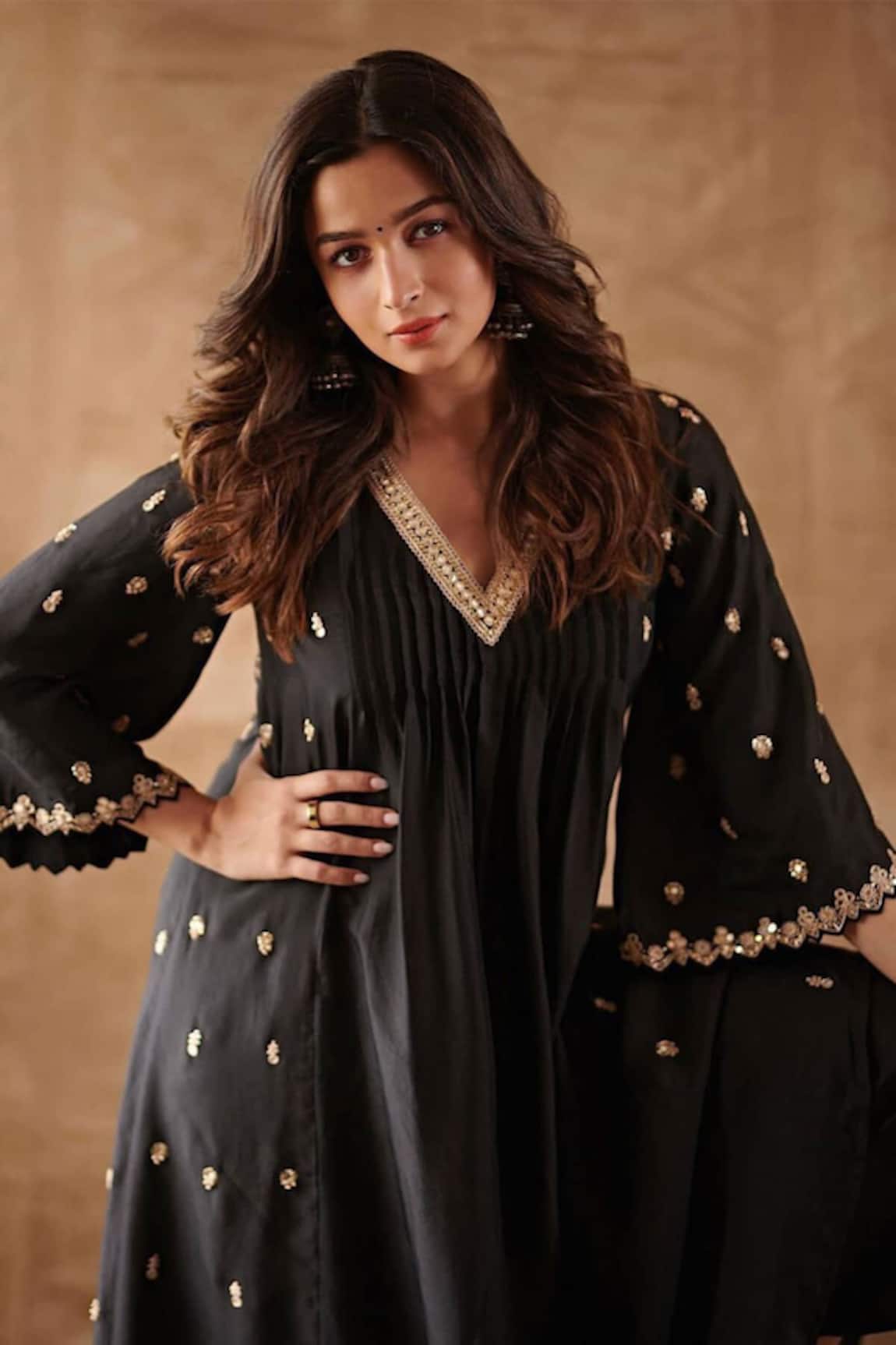 PUNIT BALANA Silk Anarkali Set