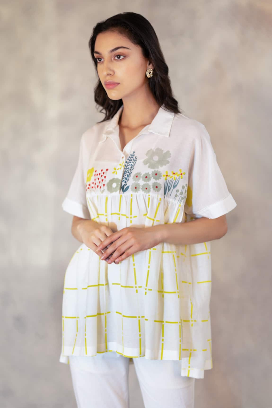 Arcvsh by Pallavi Singh Checkered Print Top 