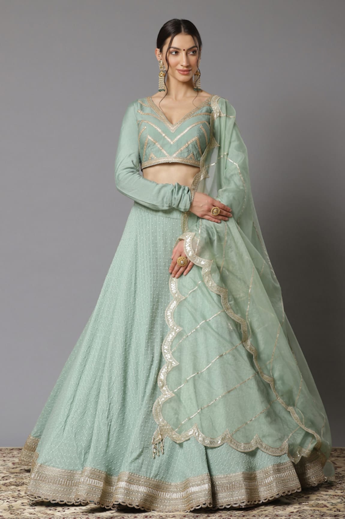 Buy Designer Bridal, Non-Bridal Lehenga for all occasions by Poshak – POSHAK