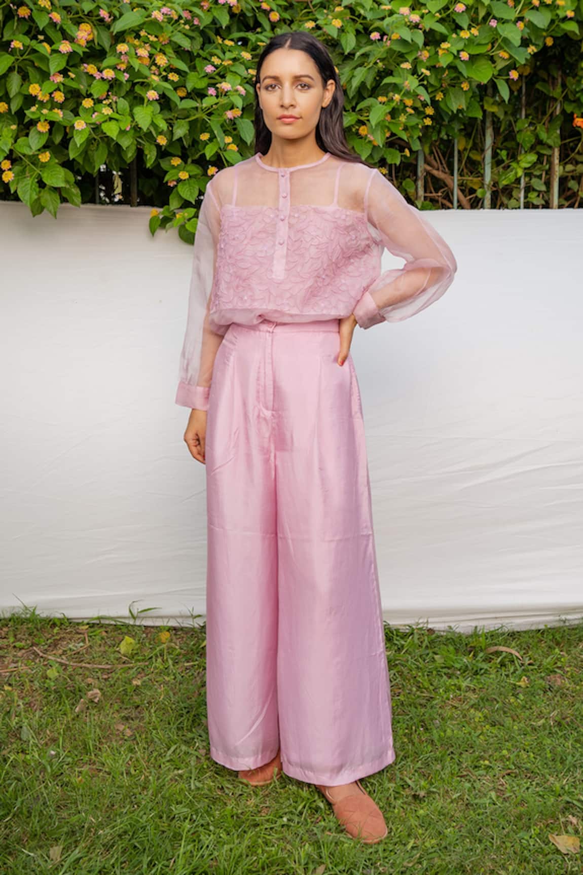 Ayaka High Waist Flared Trouser