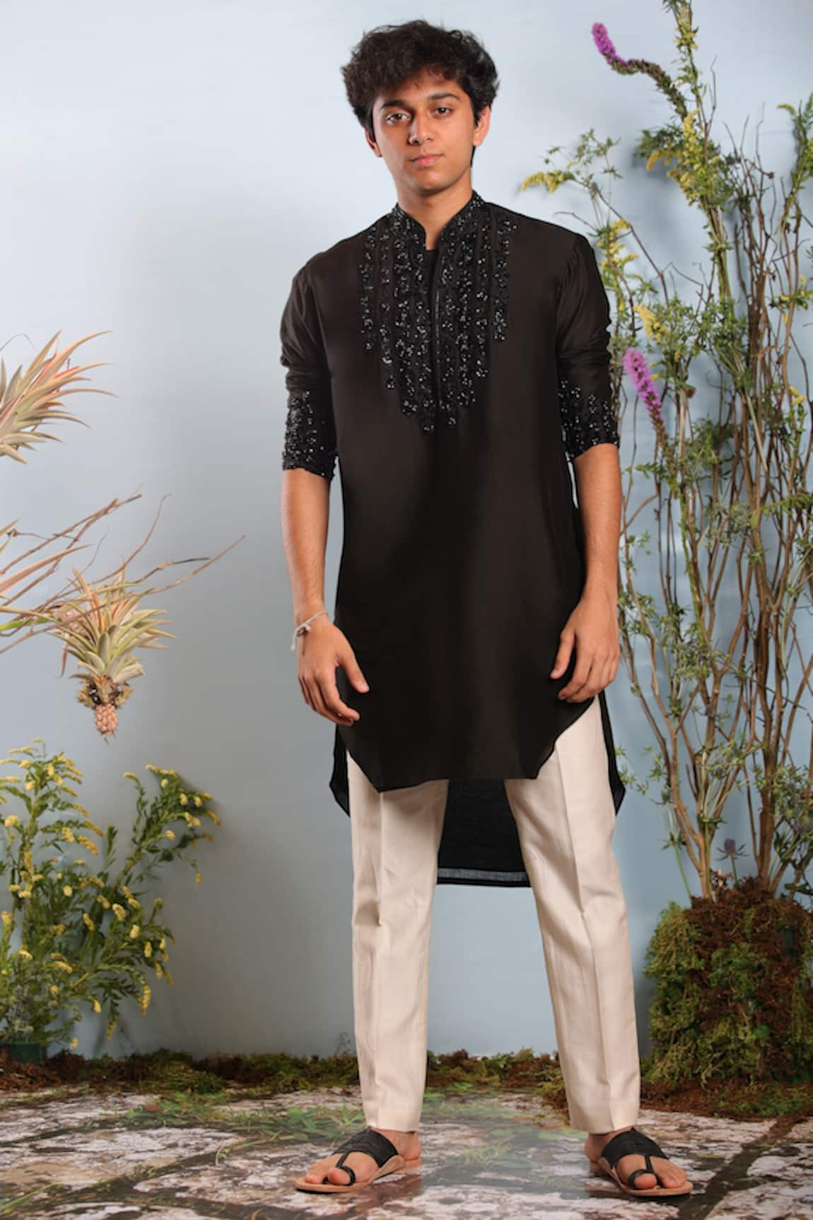 Julie by Julie Shah Chanderi Kurta