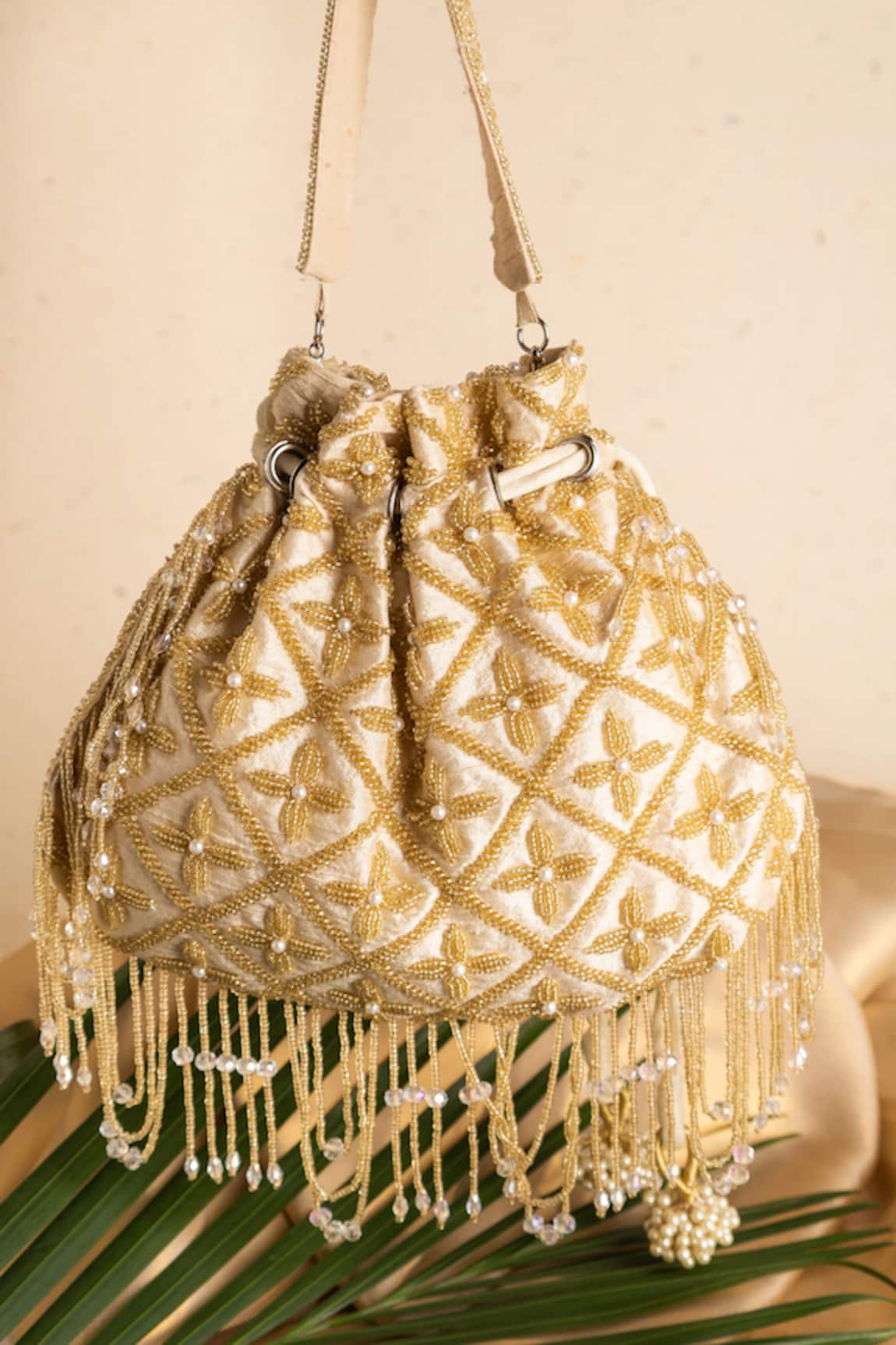 Ara Studio Day Lily Embellished Potli With Sling
