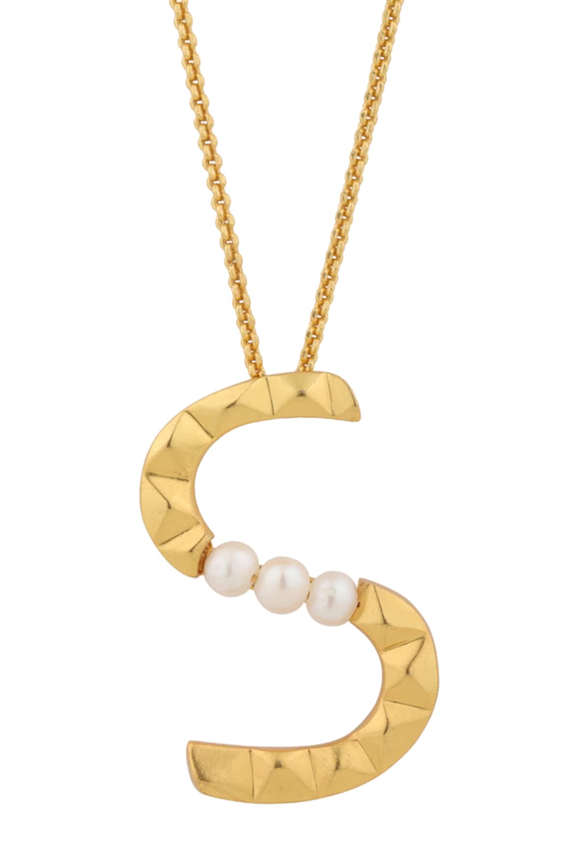 Anaash S - Initial Pendant Necklace