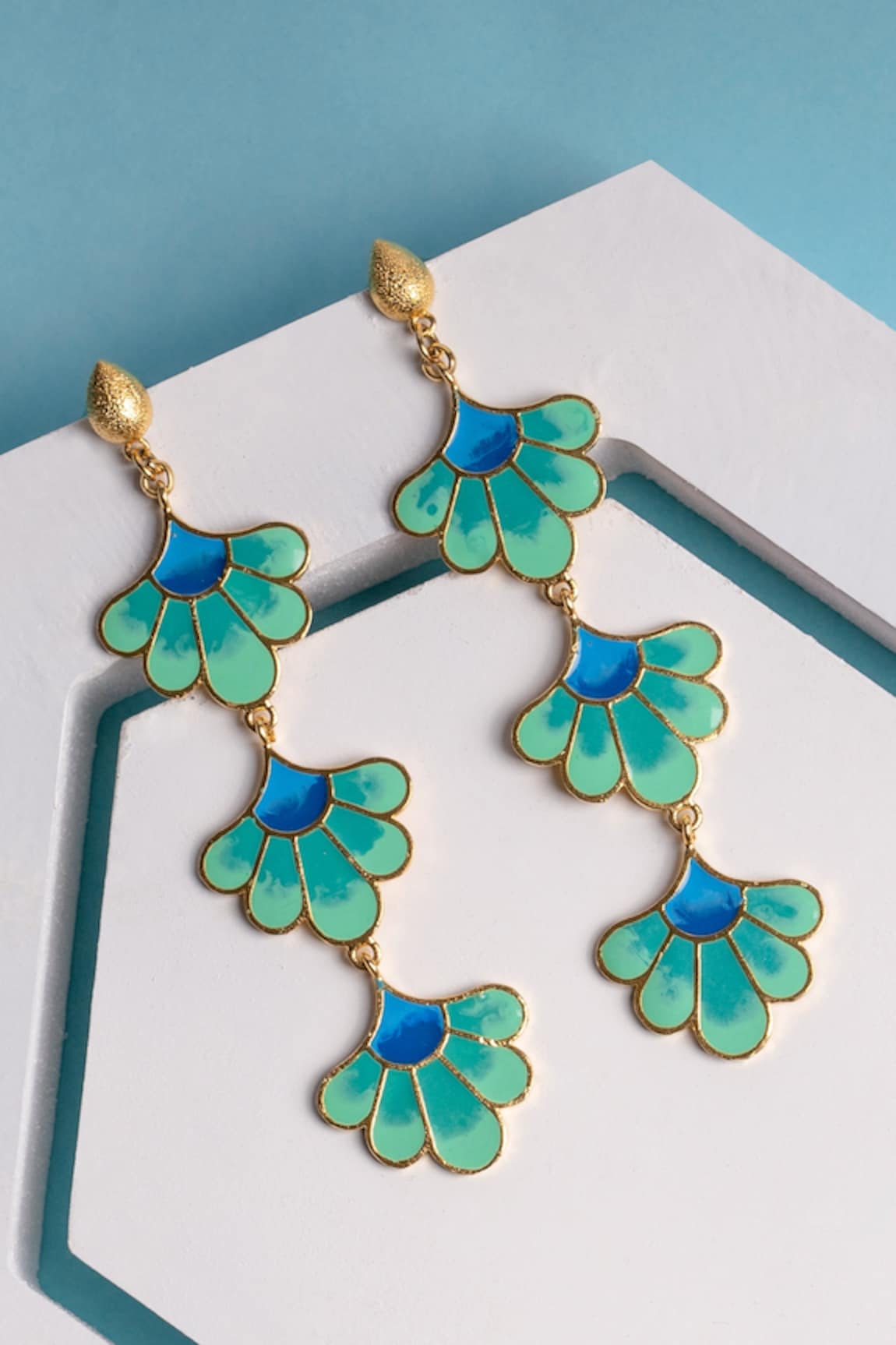 Aditi Bhatt Glorious Blooms Dangler Earrings