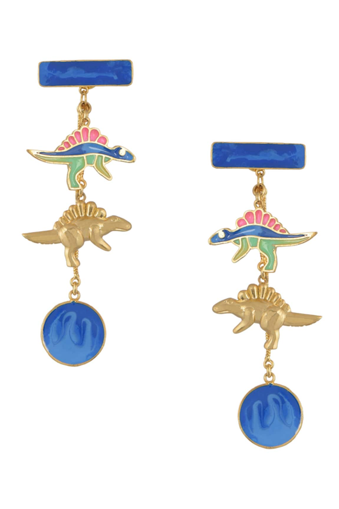 Aditi Bhatt Dinosaur Drop Earrings