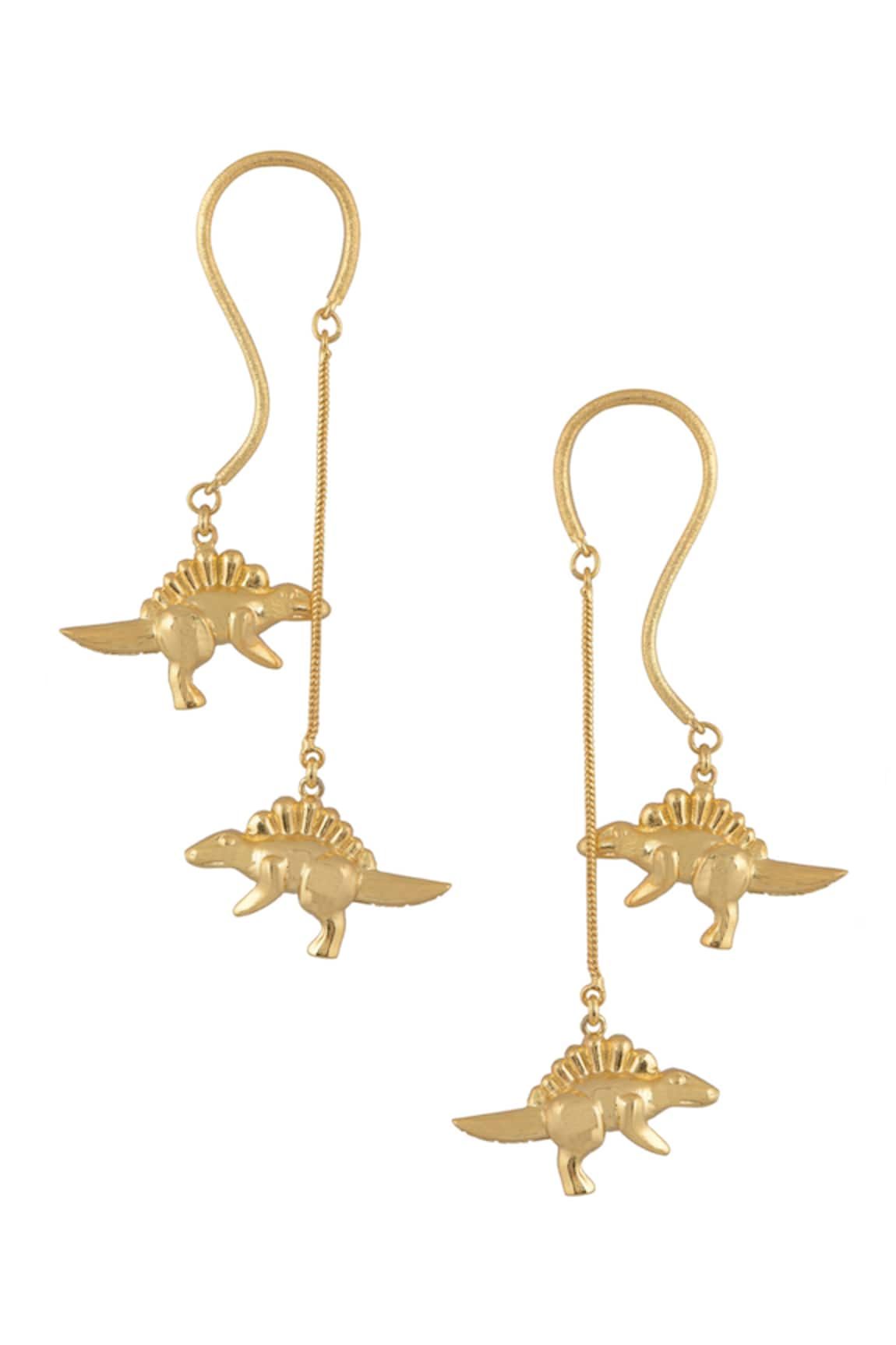 Aditi Bhatt Dinosaur Drop Earrings