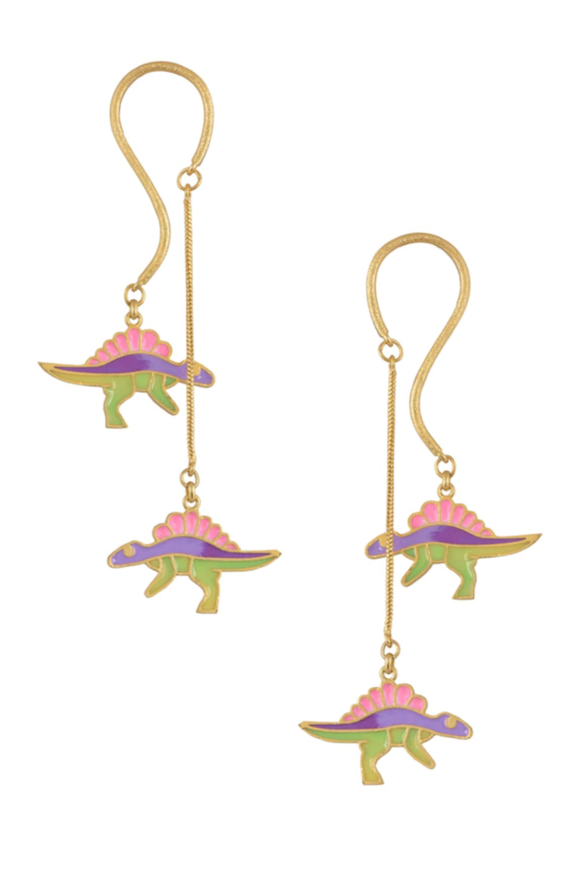 Aditi Bhatt Dinosaur Drop Earrings