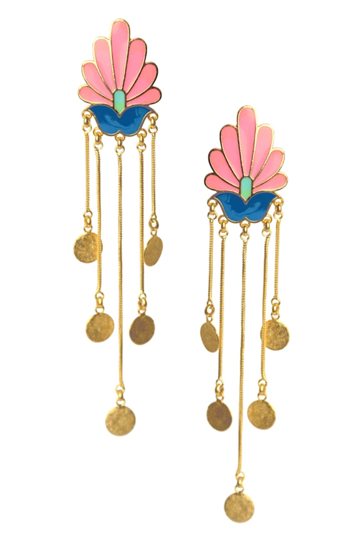 Aditi Bhatt Royal Bloom Dangler Earrings