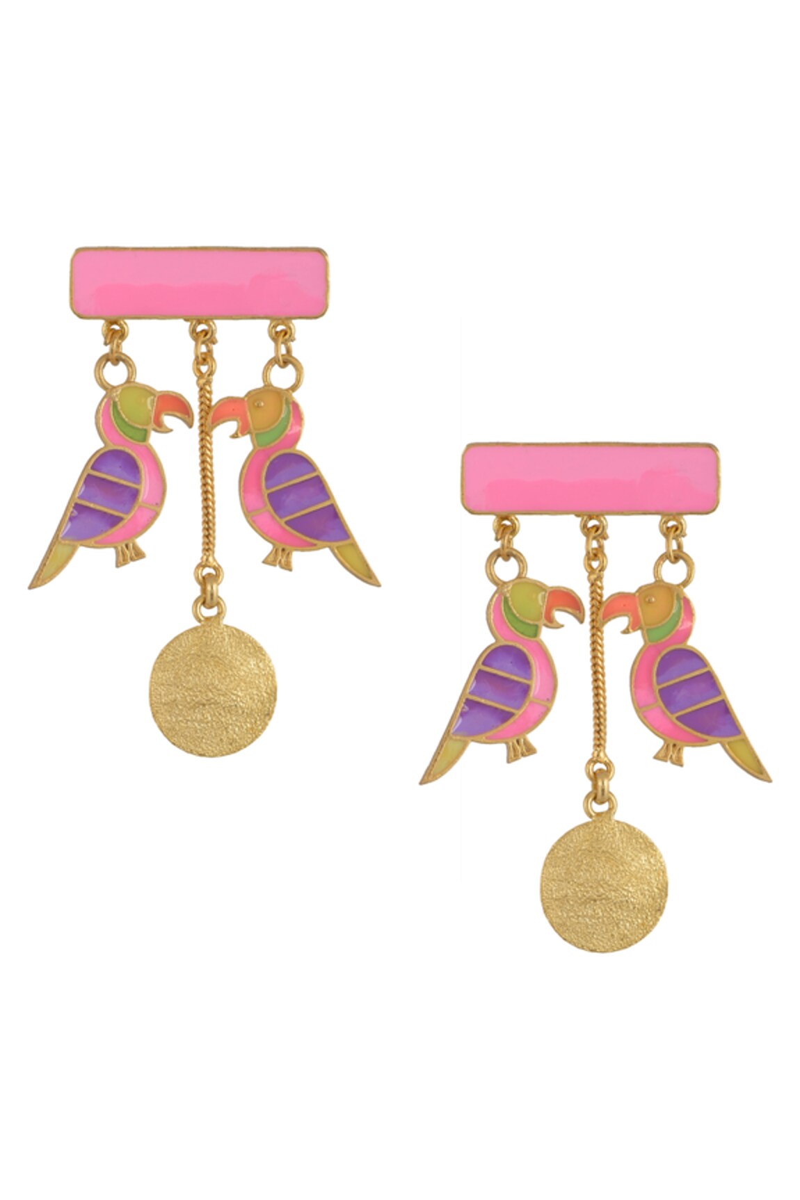 Aditi Bhatt Love Birds Dangler Earrings